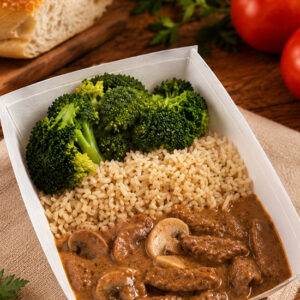 Strogonoff de Baby Beef